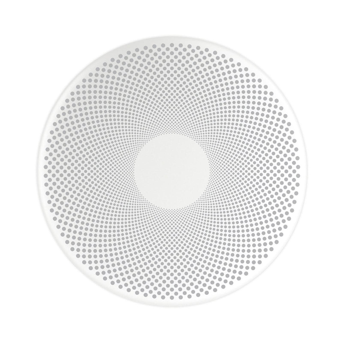 Applique murale LED Glint en acier, blanc mat, Ø 36 cm