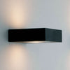 Applique murale LED Fix en aluminium, noir, 2 lumières, hauteur 5,4 cm