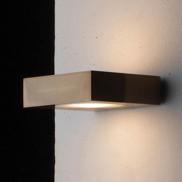Applique murale LED Fix en aluminium, doré, 2 lumières, hauteur 5,4 cm