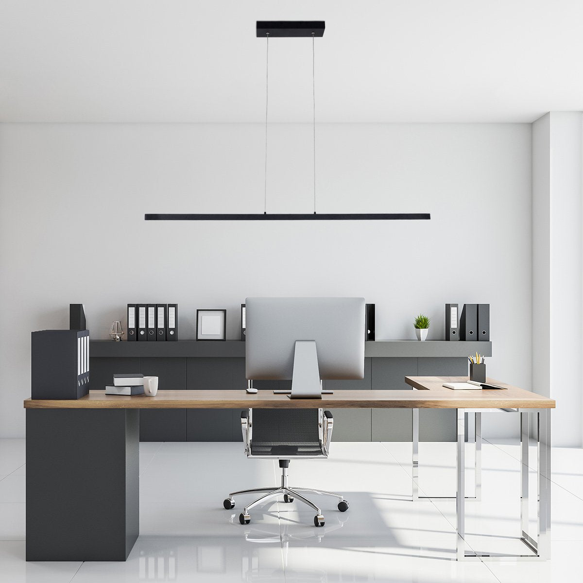 Suspension luminaire Danske noir