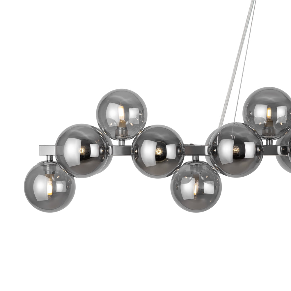 Dallas Suspension luminaire argenté