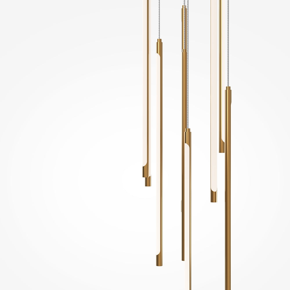Light stick Suspension luminaire doré
