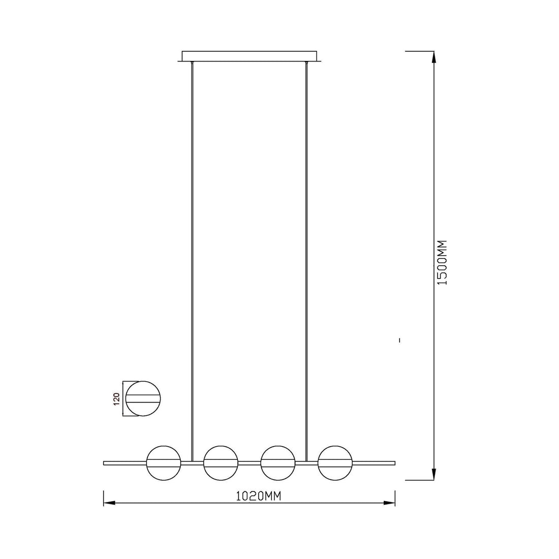 Suspension luminaire | Belen
