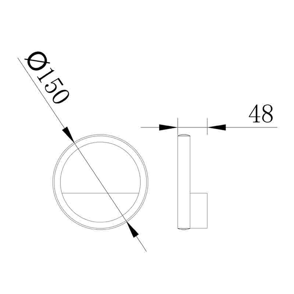 Applique murale LED Kitesurf