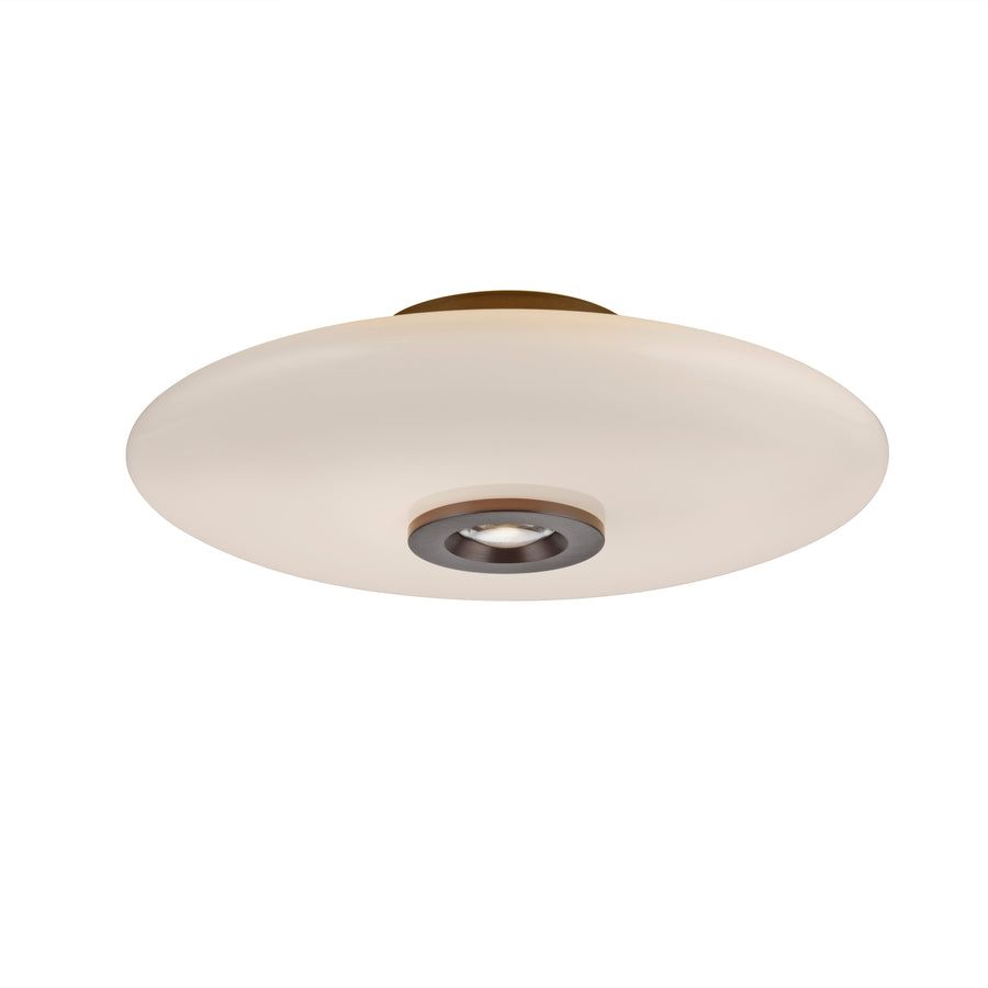 Plafonnier Pure Vitrum marron, verre
