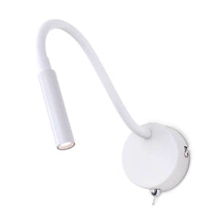 Applique murale LED Colin en aluminium, blanc