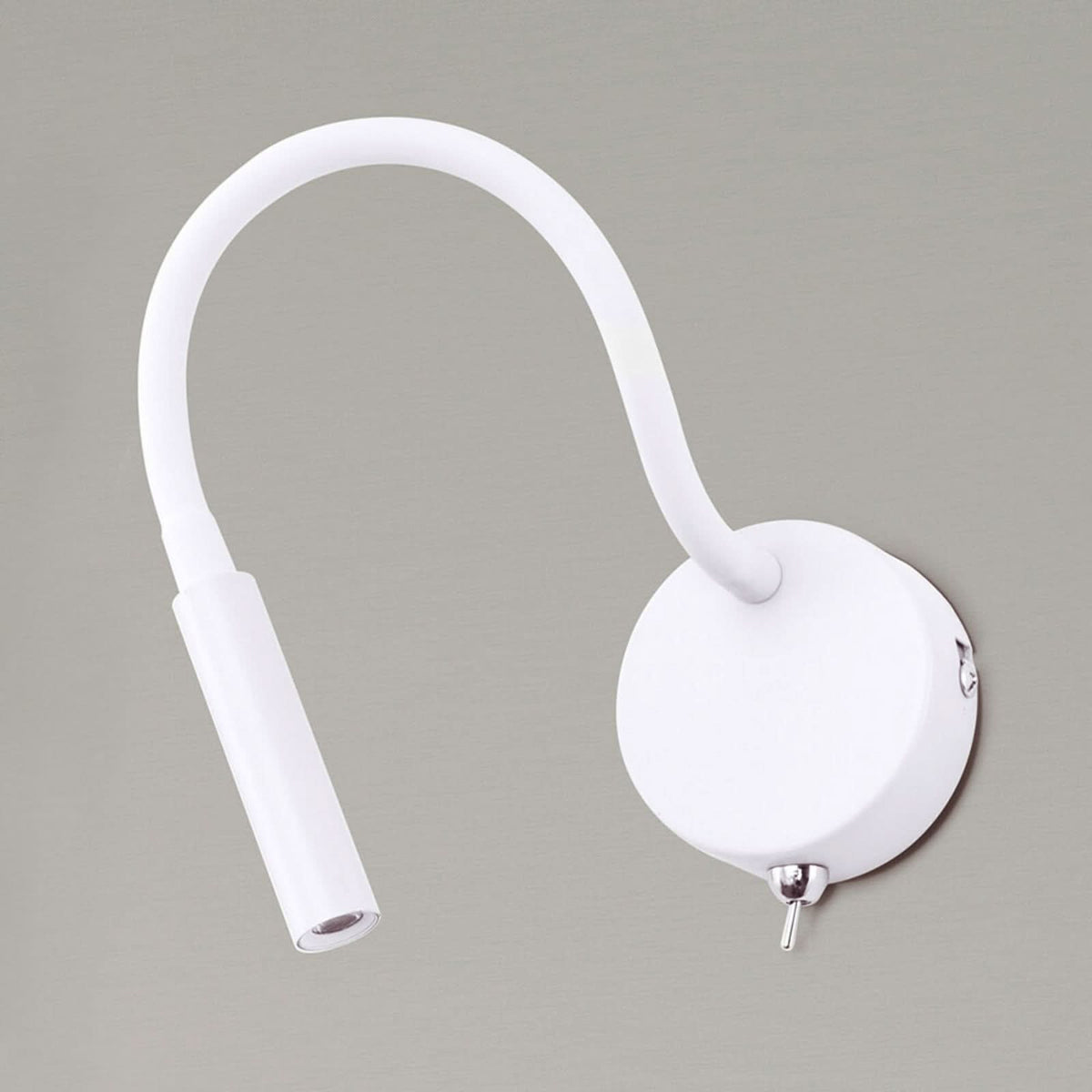 Applique murale LED Colin en aluminium, blanc