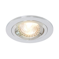 Spot encastrable Pelite 7304CH en chrome brillant Ø10 cm