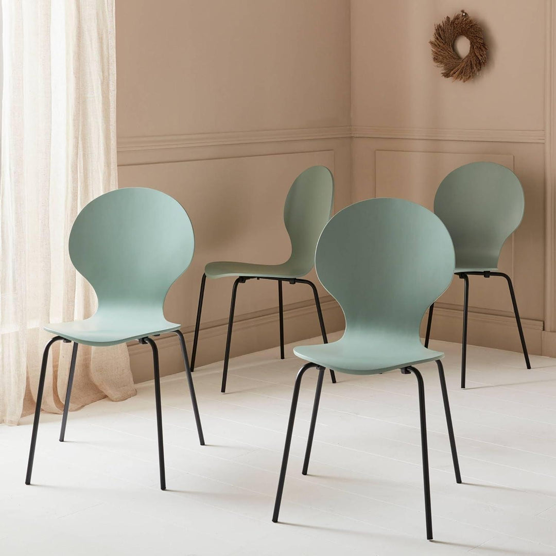 "Chaises Bois Métal Minimaliste" | Designix - 3333    - https://designix.fr/