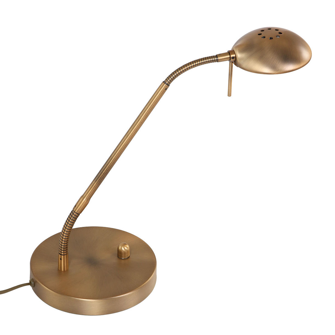 Lampe de table bronze Biron 1 lumière 7502BR avec variateur rotatif 2700 Kelvin