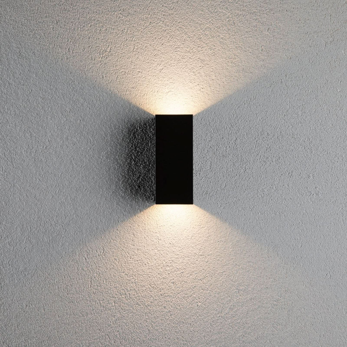 Applique d'extérieur LED Flame 2 15 en aluminium, anthracite, hauteur 15,5 cm, IP44