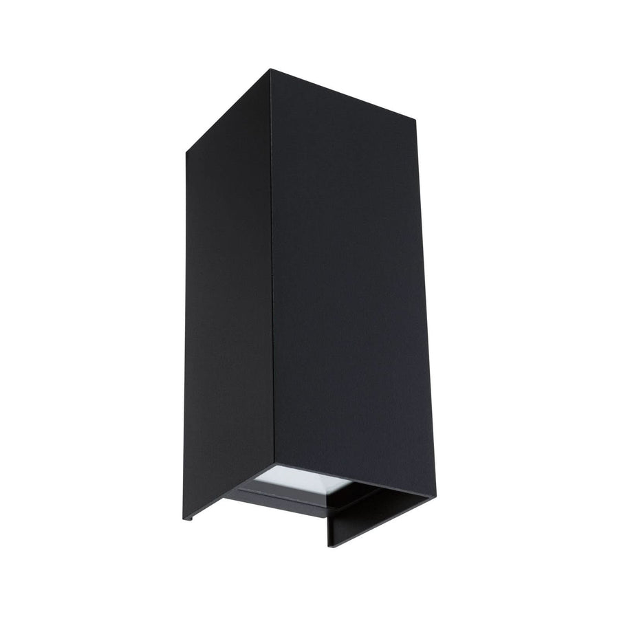 Applique d'extérieur LED Flame 2 15 en aluminium, anthracite, hauteur 15,5 cm, IP44