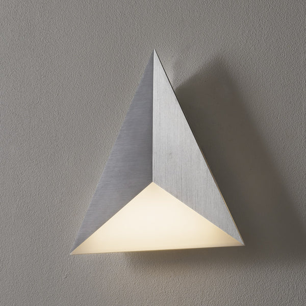 Applique murale LED Paul Neuhaus Q-tetra en aluminium, hauteur 30 cm