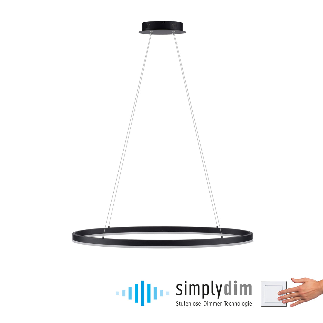 Suspension luminaire | Titus Anthracite