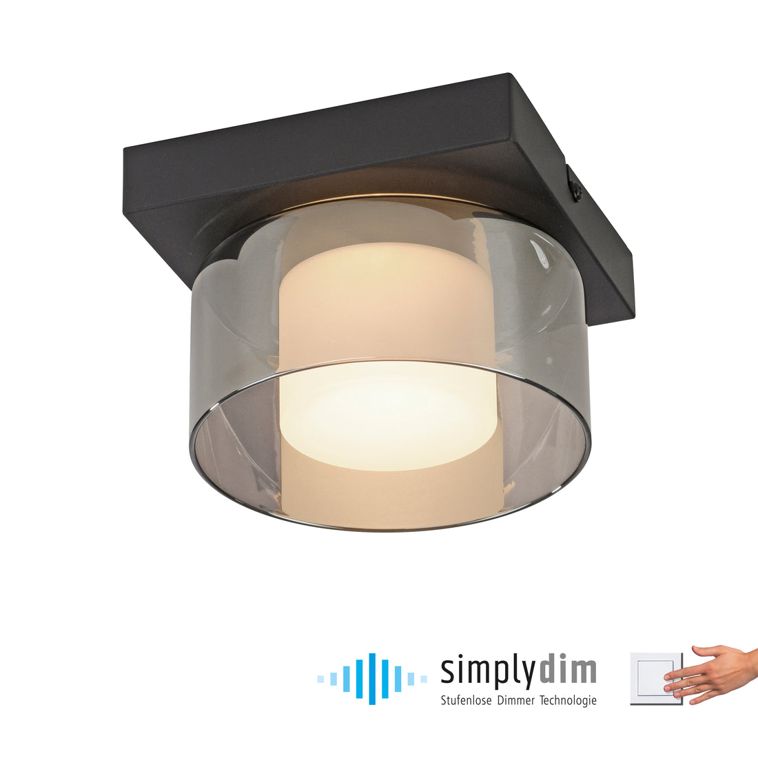 Plafonnier LED | Rika Noir