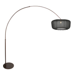 Lampadaire Vella-Lino noir