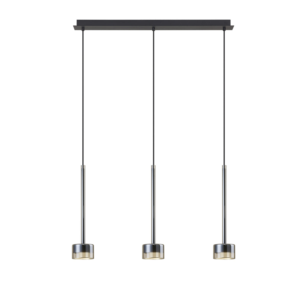 Suspension Tonic 3 lumières, verre