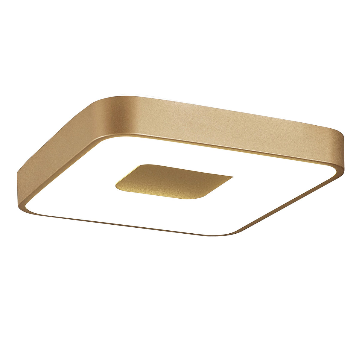 Plafonnier LED Coin avec télécommande, L 54 cm