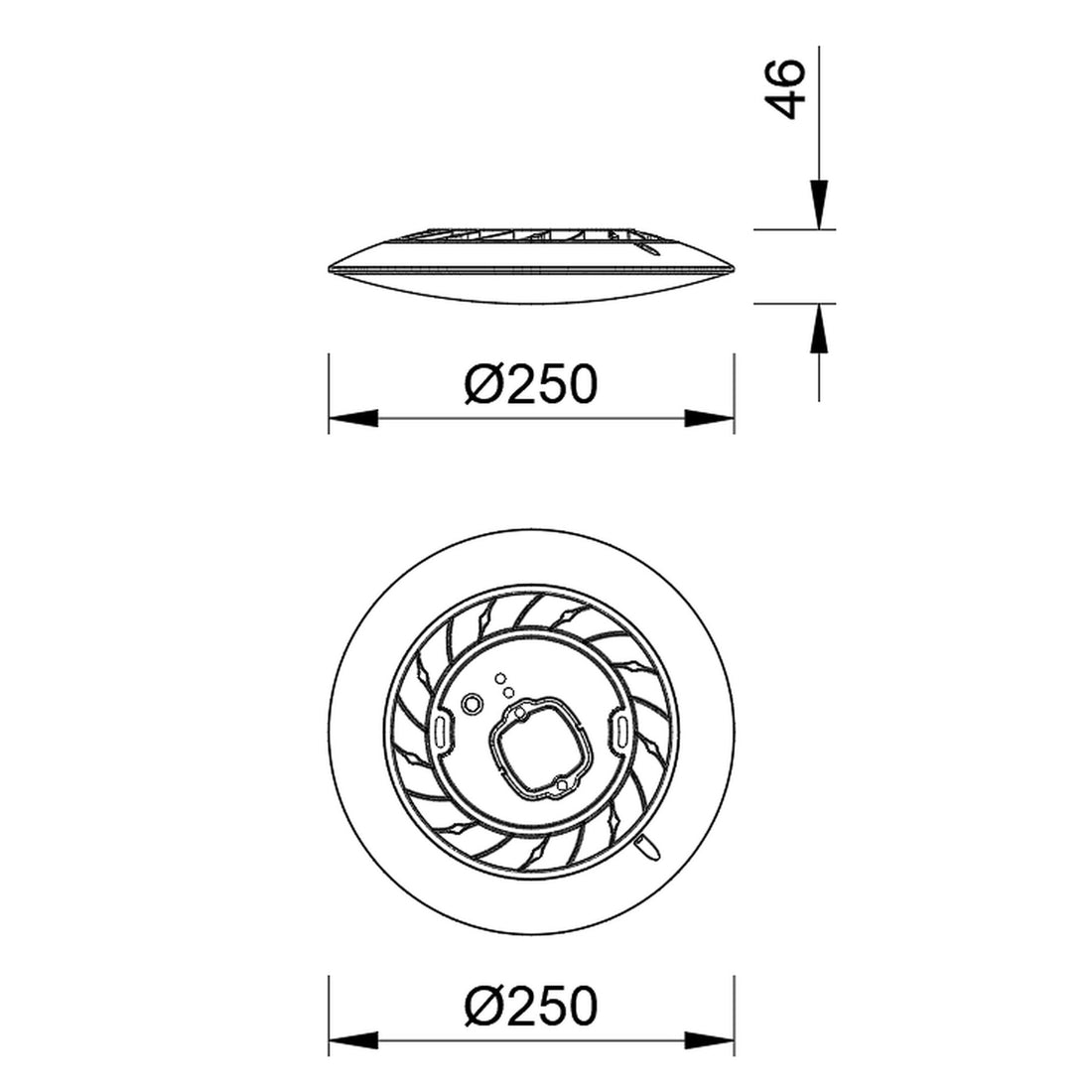Plafonnier LED | Slim Blanc