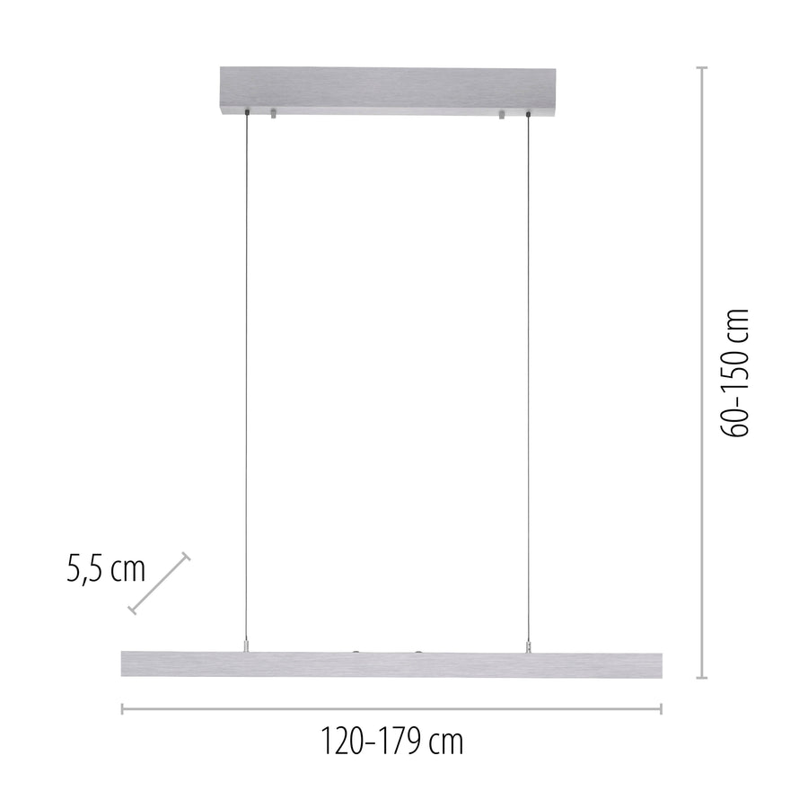 Suspension Adriana Comfort Lift argentée