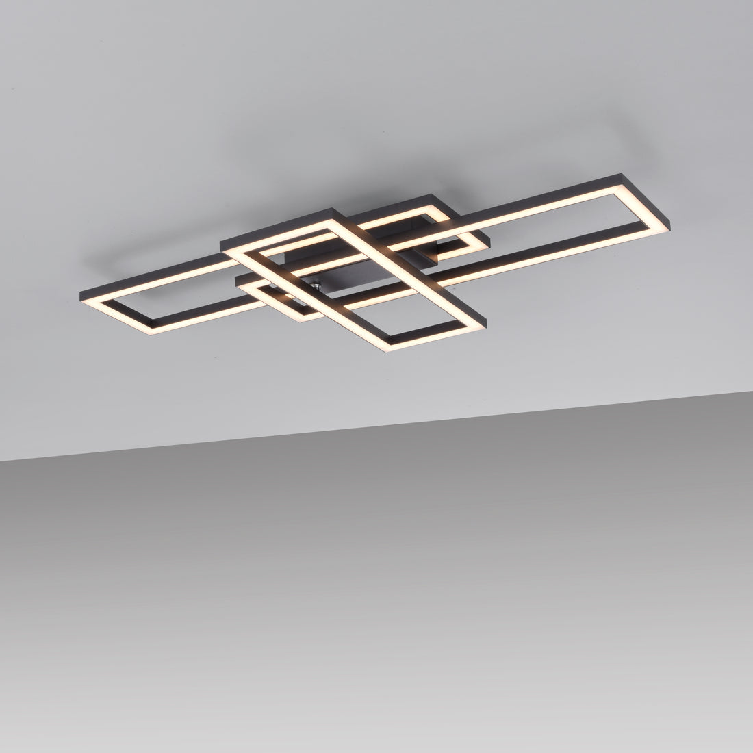 Plafonnier LED | Iven Noir H 65 cm