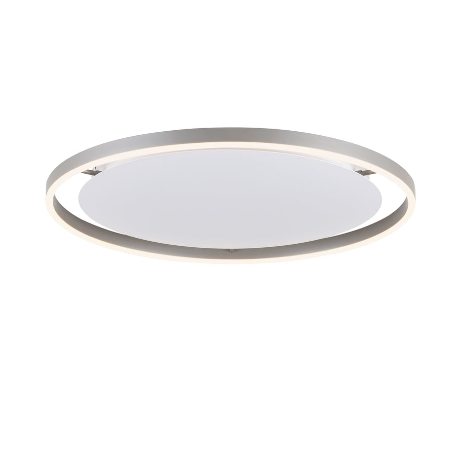 Plafonnier Ritus aluminium, L 58,5 cm