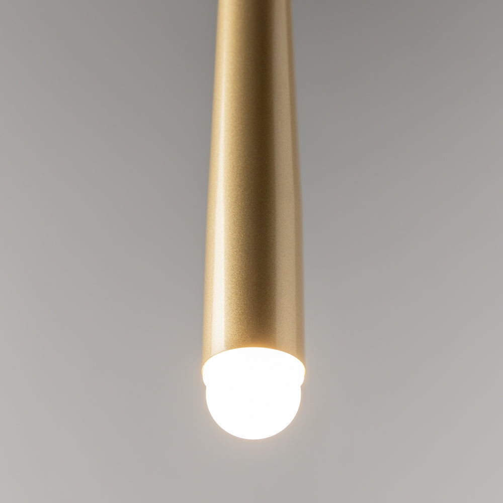 Cascade Suspension luminaire doré