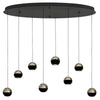 Suspension luminaire Belluno noir