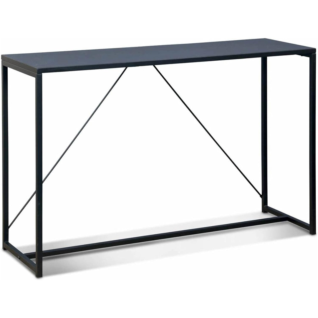 Alice'S Home - Console En Métal Noir 120 X 39 X 79Cm - Industrielle - 1 Barre De Renfort | Designix - Amazon    - https://designix.fr/