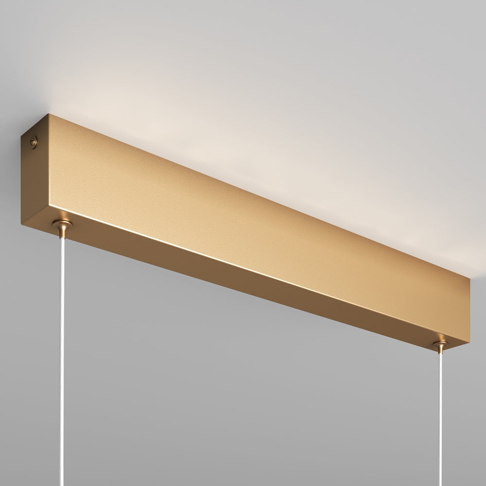 Step Suspension luminaire doré