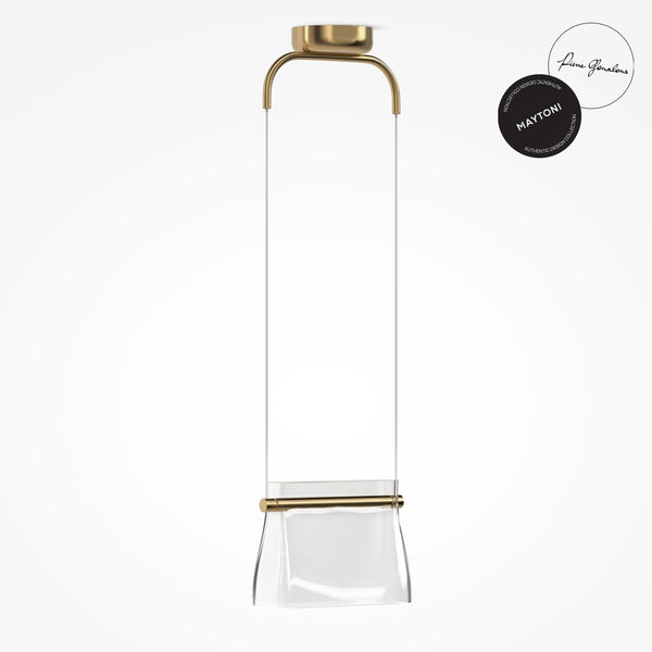 Cabaret Suspension luminaire doré
