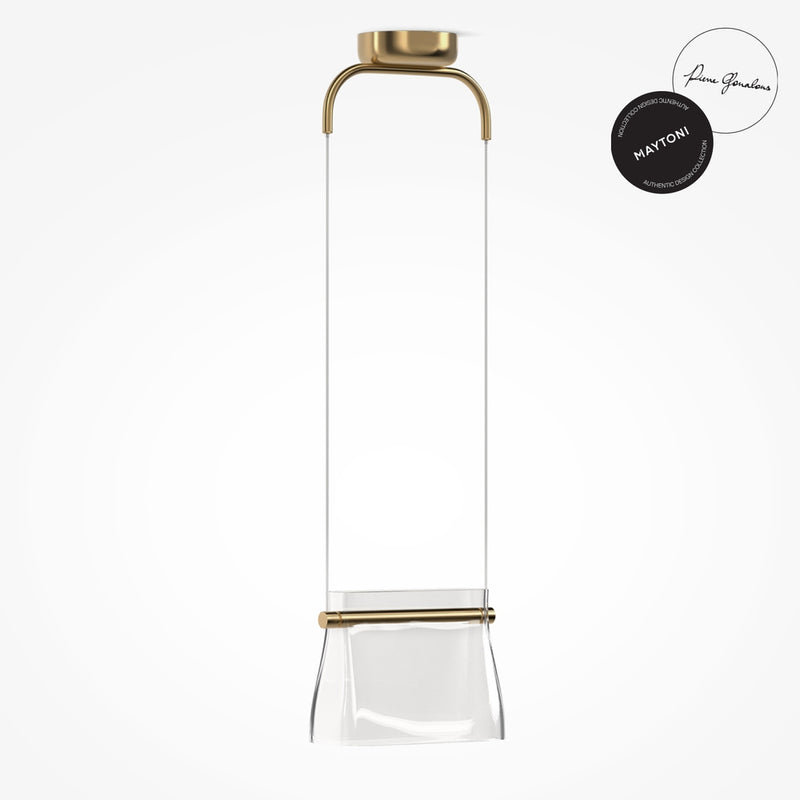 Cabaret Suspension luminaire doré
