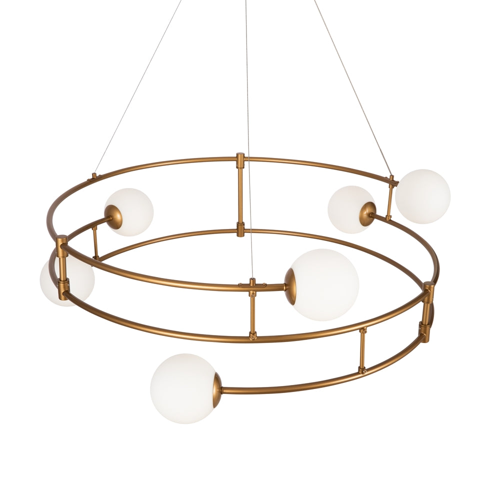 Balance Suspension luminaire doré