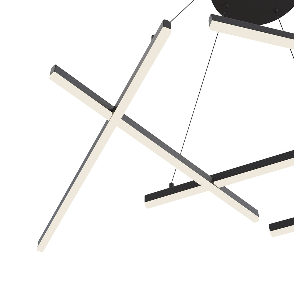 Line Suspension luminaire noir