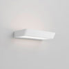 Applique murale LED Belvedere W2 en aluminium, blanc mat, hauteur 4,2 cm