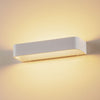Applique murale LED Frame W2 en aluminium, blanc mat, hauteur 4,8 cm, 3000 K