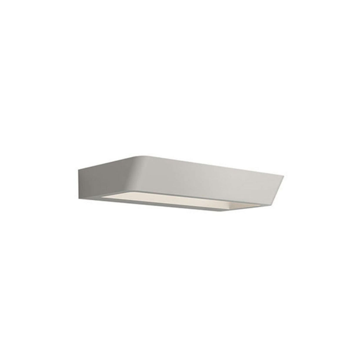 Applique murale LED Belvedere W1 en aluminium, crème, hauteur 3,5 cm, 3000 K