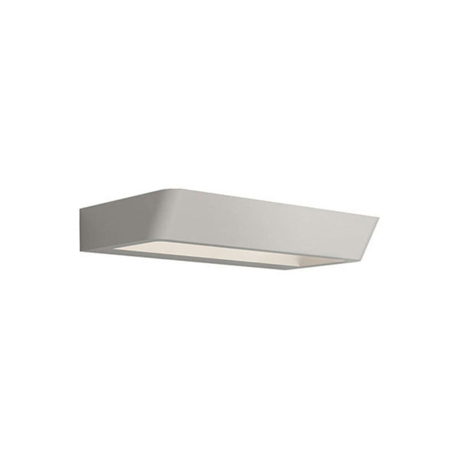 Applique murale LED Belvedere W2 en aluminium, crème, hauteur 4,5 cm