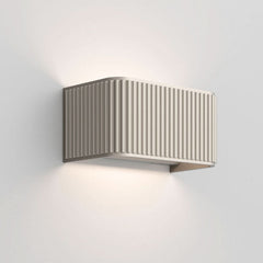 Applique murale LED Dresscode W1 en aluminium, bronze, hauteur 9 cm