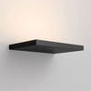 Applique murale LED CM2 W2 en aluminium, noir mat, hauteur 2 cm
