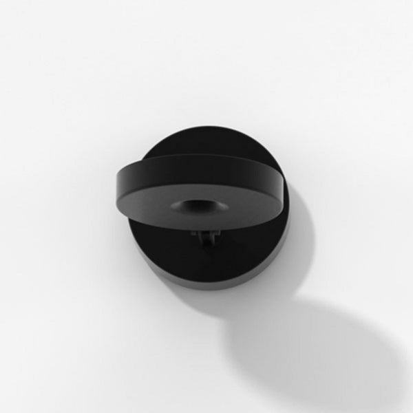 Applique murale LED String H0 DTW en tissu, noir, Ø 11 cm