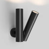 Applique murale LED Tobu W1 en aluminium, noir, hauteur 40 cm, 3000 K, 40 W, largeur 21,4 cm, 20°