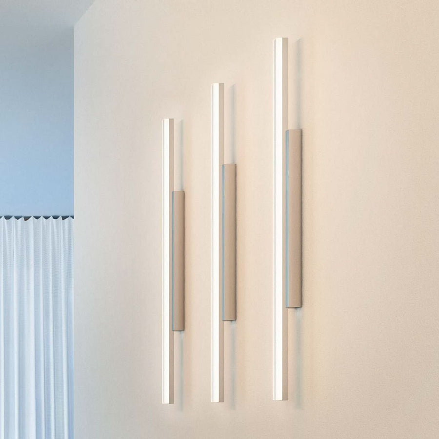 Applique murale LED SpinaLED 120cm 4000 en aluminium, chromé et blanc, hauteur 6,2 cm