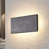 Applique murale LED Peetu en pierre, gris