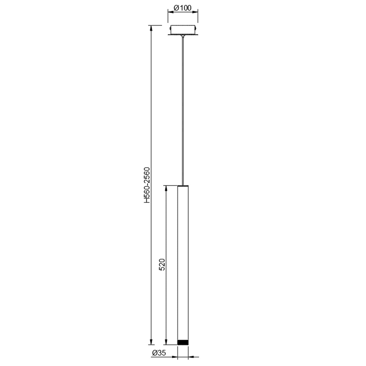 Suspension LED Cala