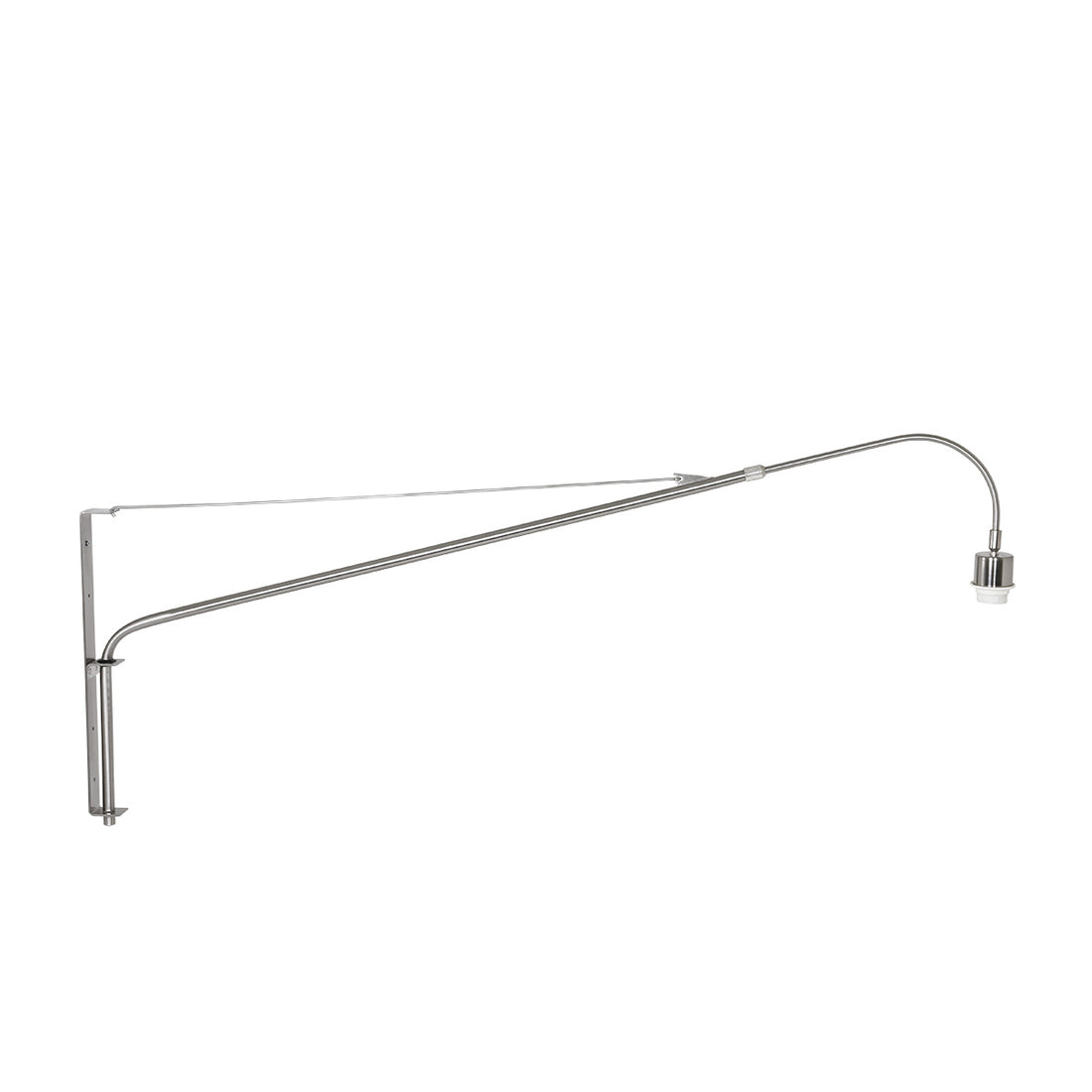Applique murale chic en velours doré, arc acier réglable Ø 50 cm | Elegant Classy