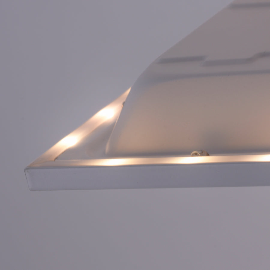 Plafonnier Flat blanc, H 45 cm