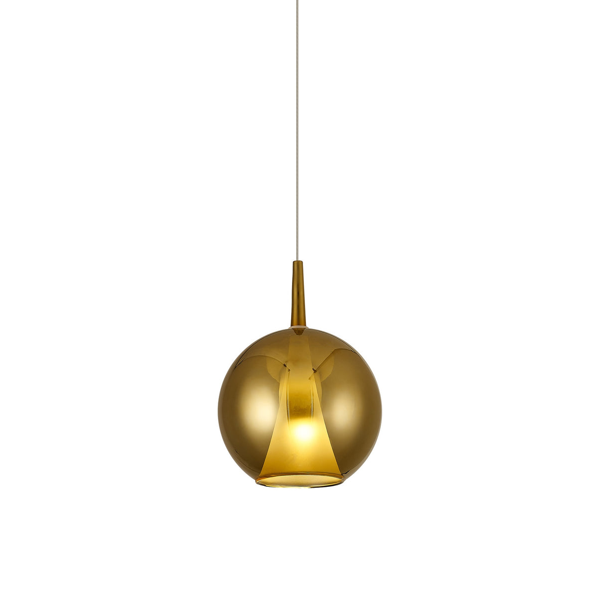 Suspension Elsa, verre, Ø 25 cm