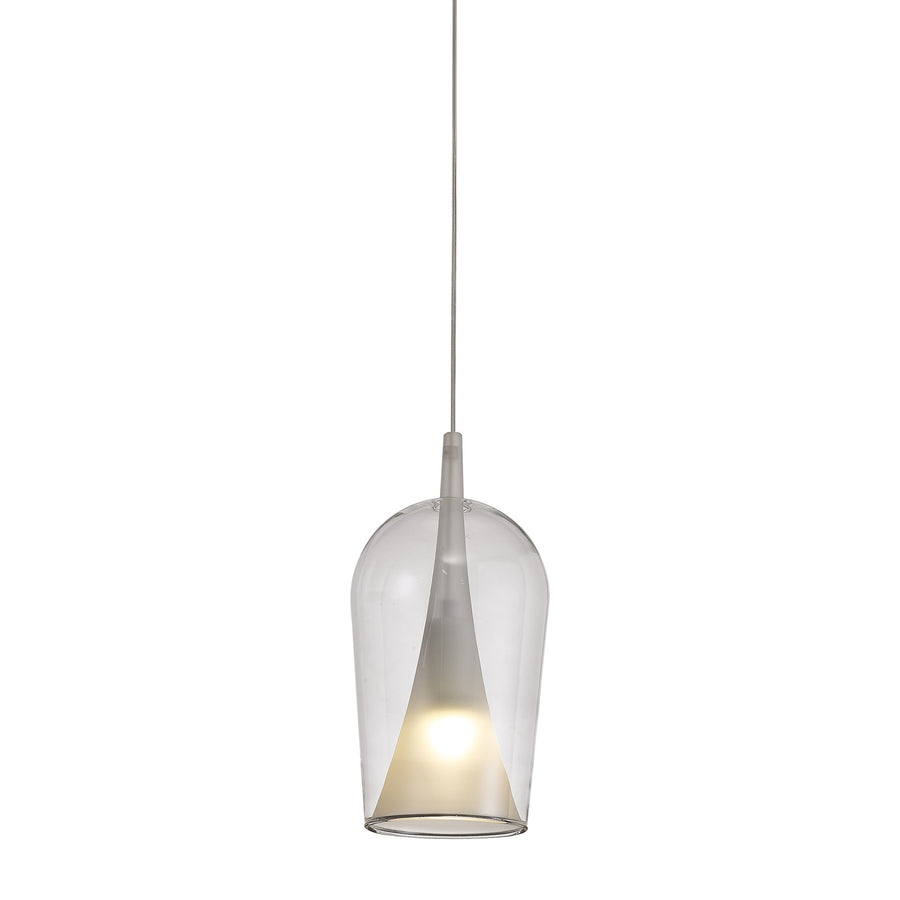 Suspension Elsa, verre, Ø 35 cm