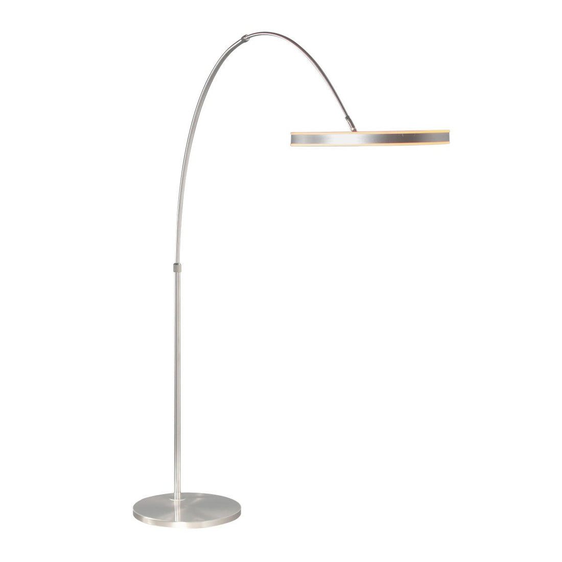 Lampadaire Ringlux argenté